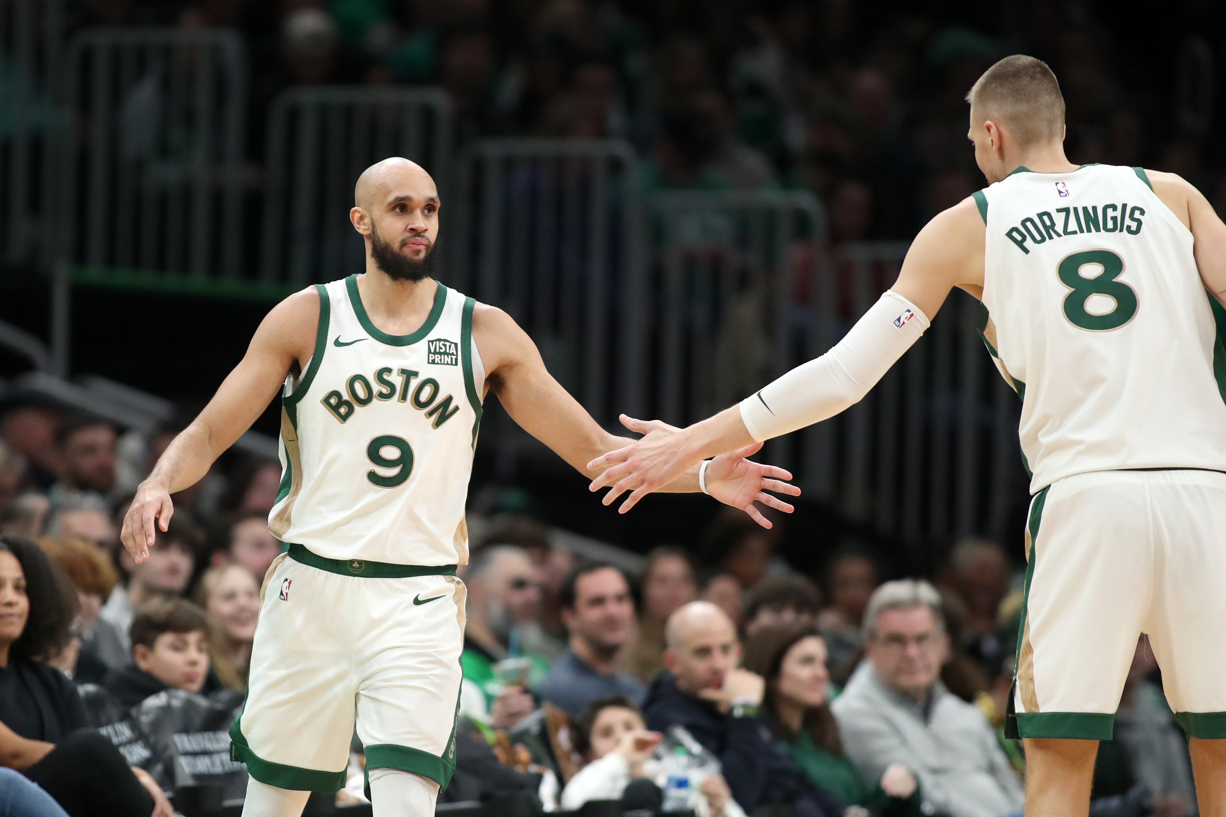 Marc D'Amico on X: "DERRICK WHITE (non-All-Star) 21 pts | 7 asts | 6 rebs | 8/14 FGs KRISTAPS PORZINGIS (non-All-Star) 31 pts | 3 rebs | 2 blks | 13/19 FGs